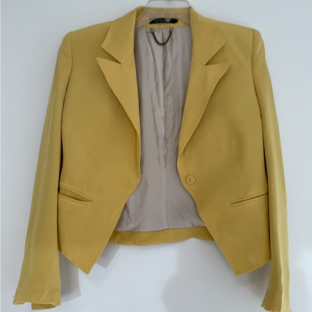 Willian Rast - Silk Cropped Blazer View 4